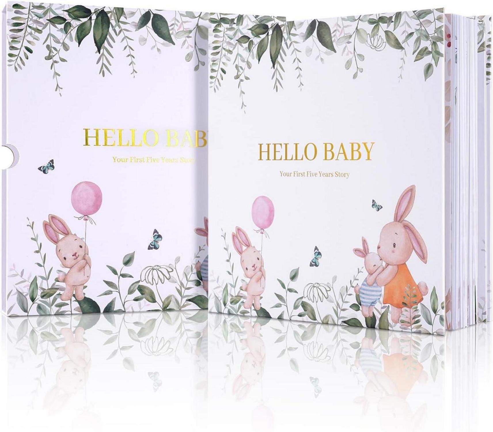 Babybuch Erinnerungsbuch Ausfüllen Babyalbum Englische Version