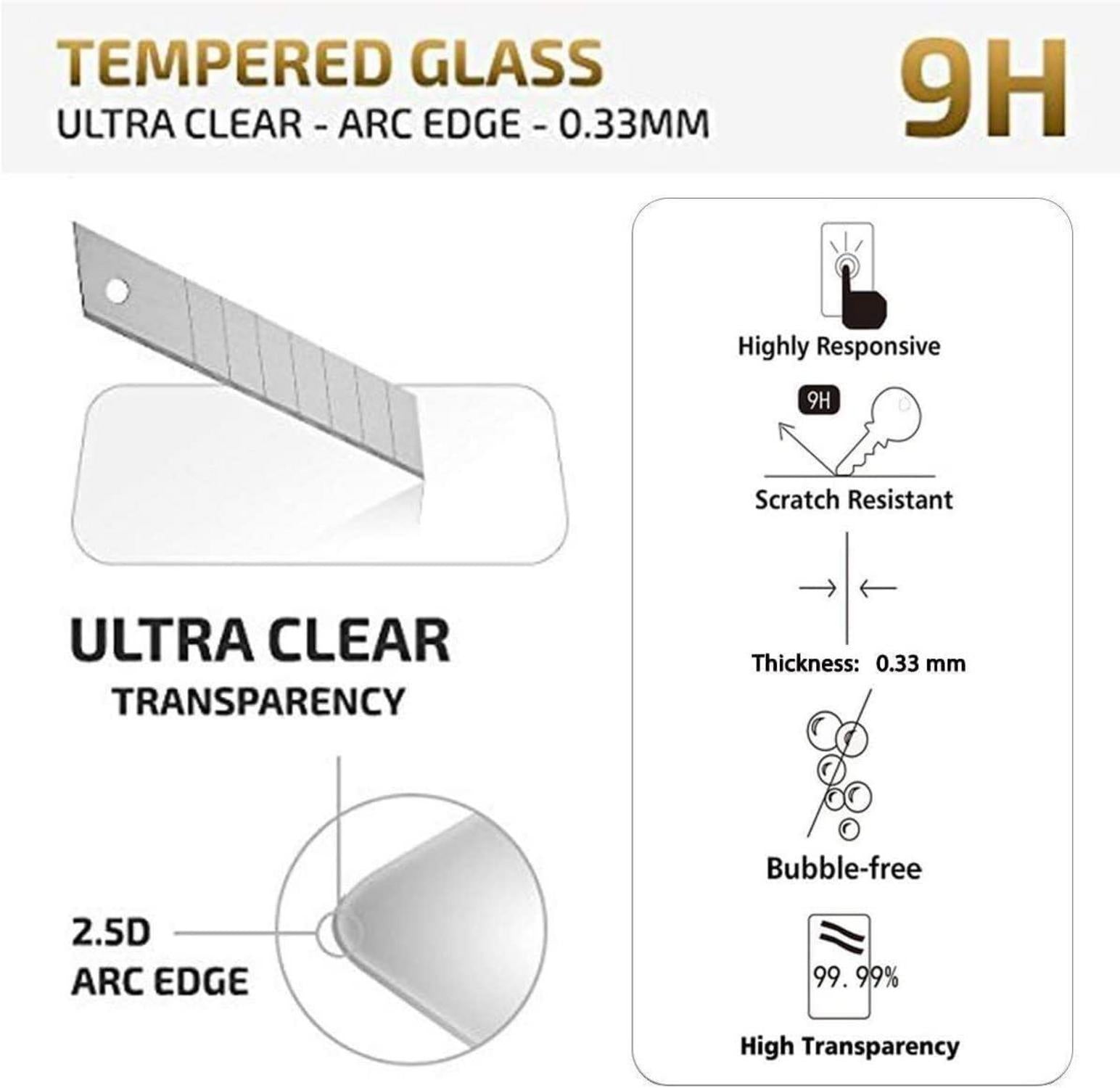 Panzer Schutzglas Samsung Galaxy A5 2016 3er Pack 9H Härte 0.33mm