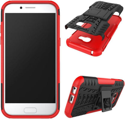 Schutzhülle Samsung Galaxy A5 2017 Hybrid mit Ständer Rot