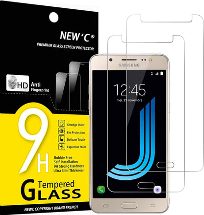 Panzer Schutz Glas Samsung Galaxy J5 2016 2er Pack 9H Ultra-klar