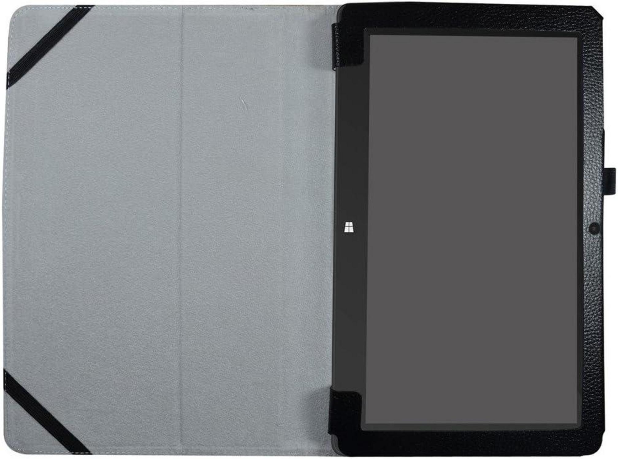 Schwarze Tablet Schutzhülle mit Stand für TrekStor SurfTab Twin 11.6