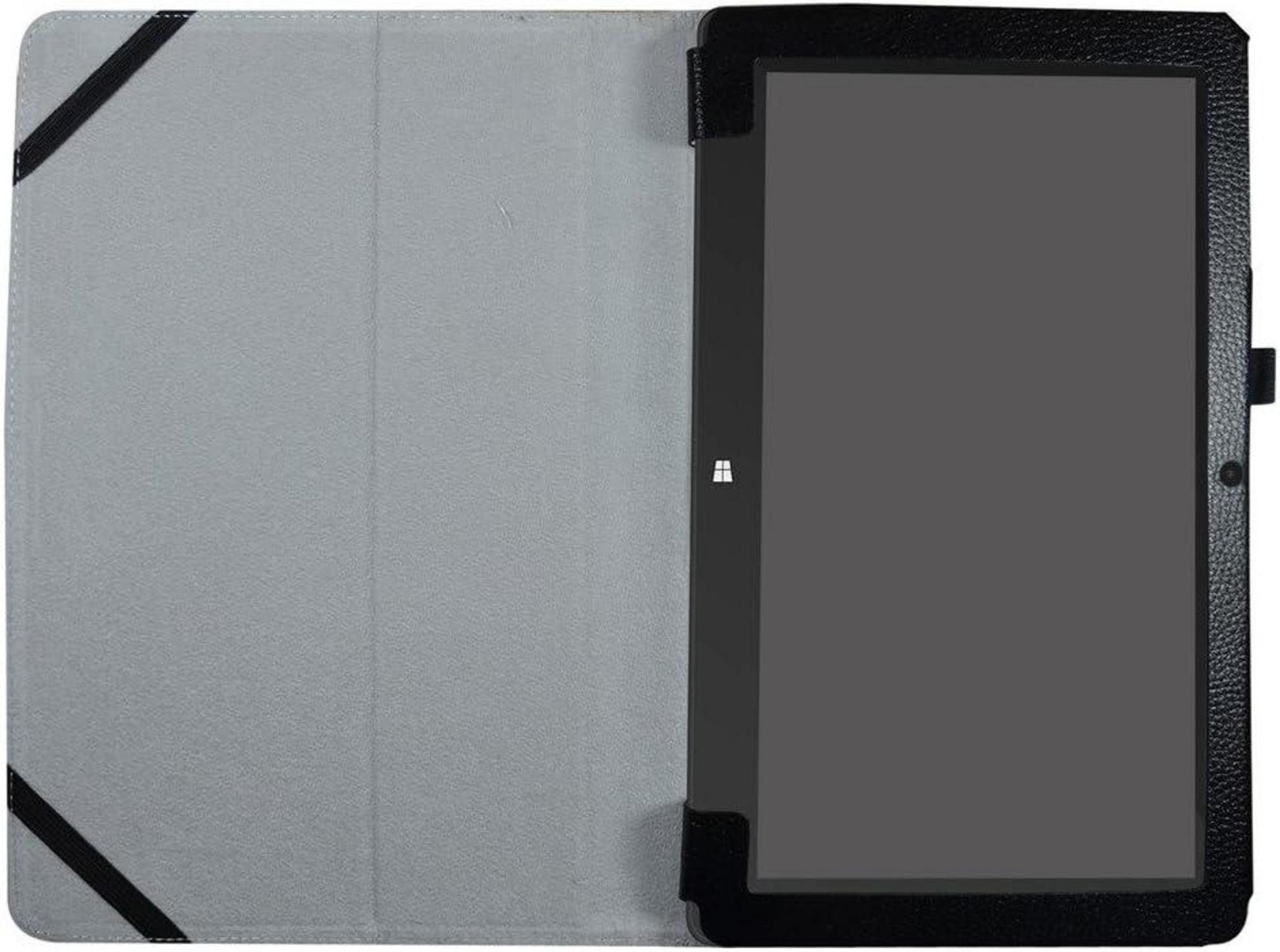 Schwarze Tablet Schutzhülle mit Stand für TrekStor SurfTab Twin 11.6