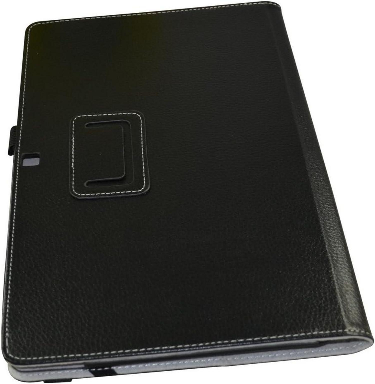 Schwarze Tablet Schutzhülle mit Stand für TrekStor SurfTab Twin 11.6