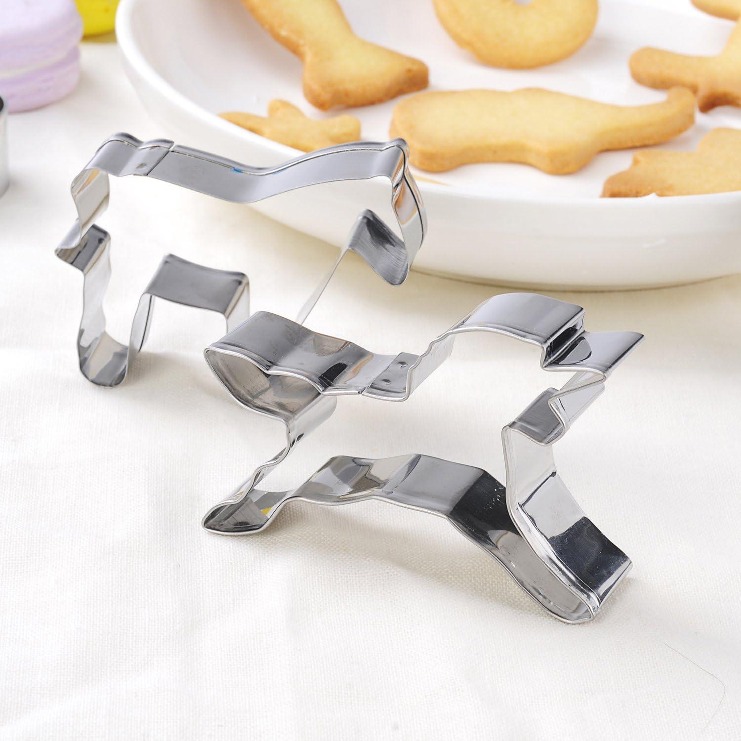 26 tlg Ausstechformen Set Edelstahl Weihnachten Keks Plätzchen