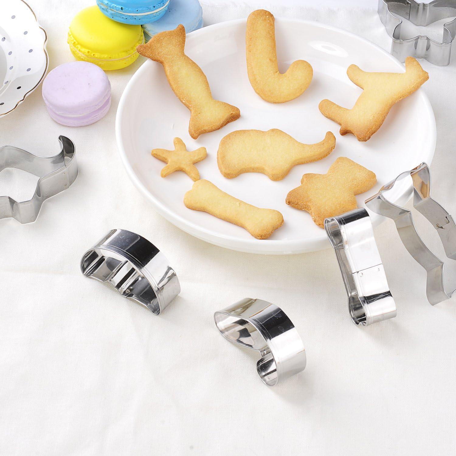 Ausstechformen Set 26 tlg Edelstahl Keks Plätzchen Tortendeko 4-9 cm