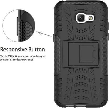 Schutzhülle Hybrid-Ständer Samsung Galaxy A5 2017 Schwarz