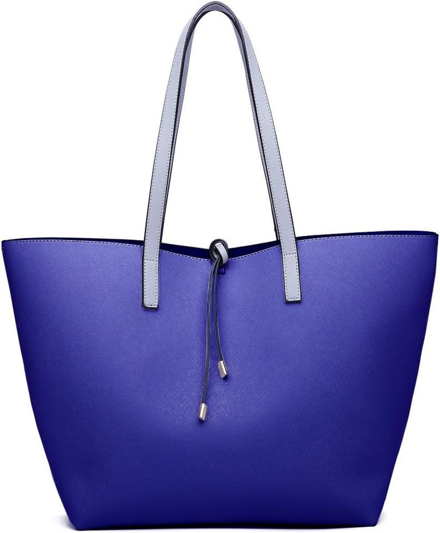 Schultertasche Damen Shopper PU-Leder Handtaschen-Set 2-teilig