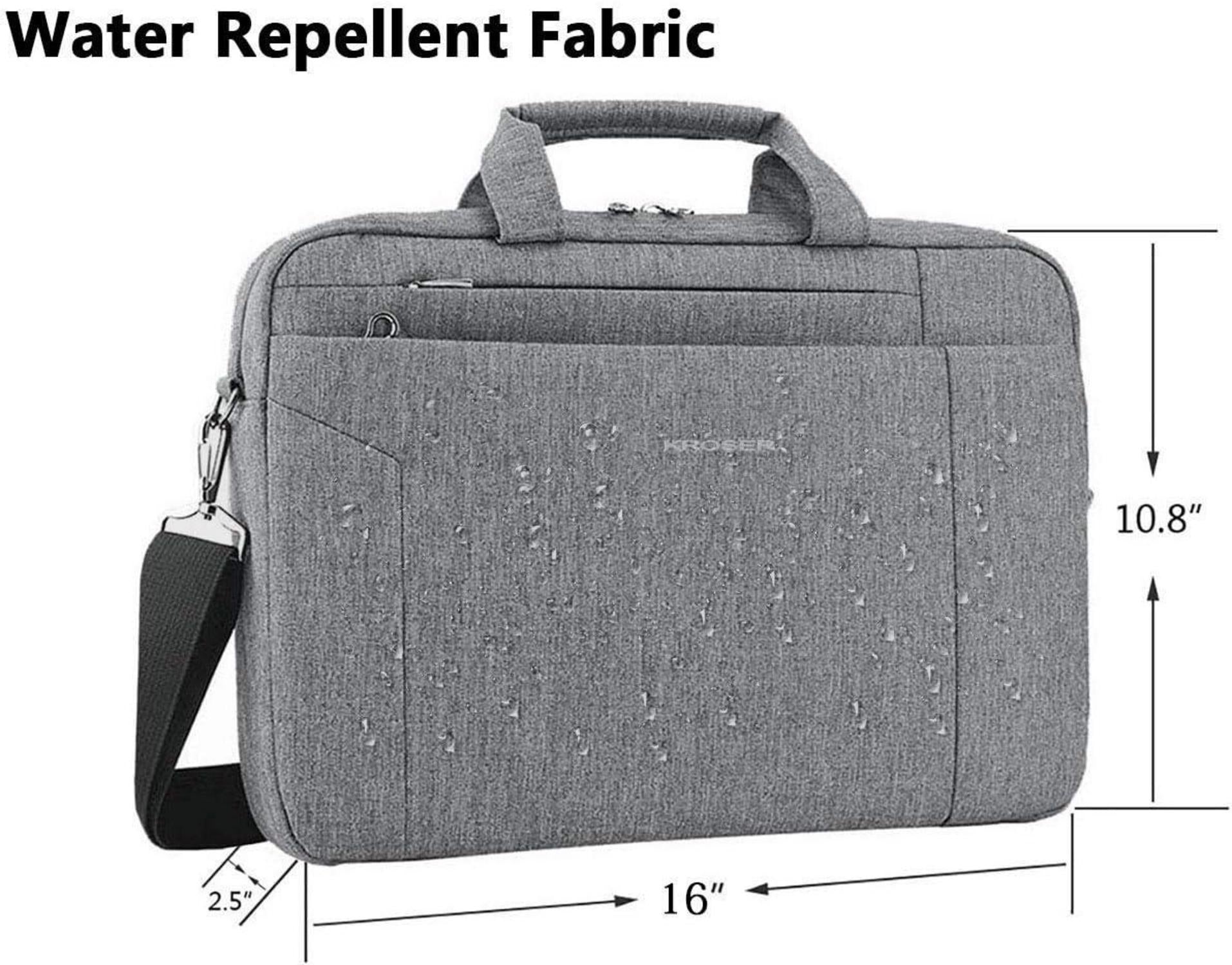 Große 15,6 Zoll Laptop Umhängetasche Wasserabweisend Canvas