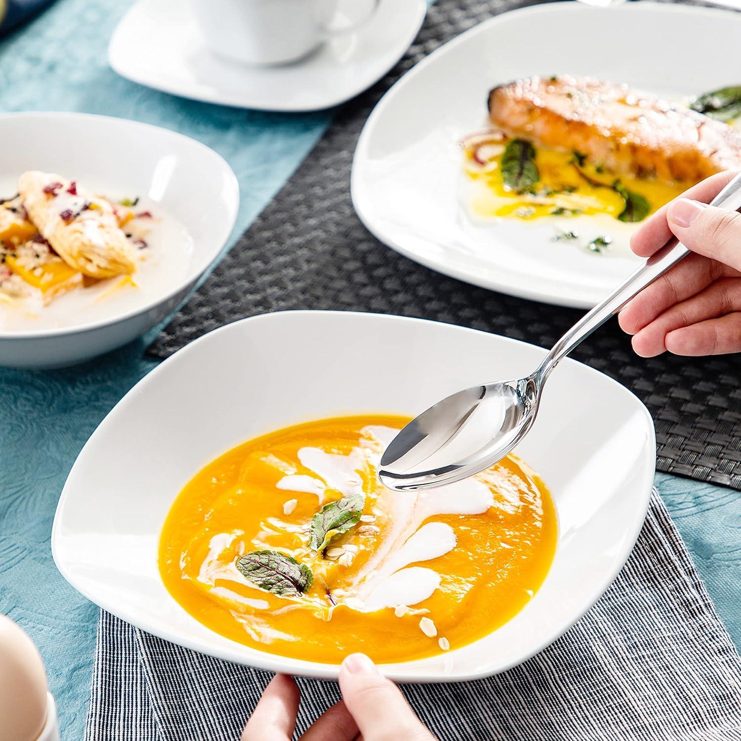 Porzellan Tafelservice Set 50-teilig MALACASA Elisa