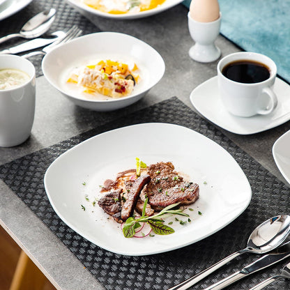 Porzellan Tafelservice Set 50-teilig MALACASA Elisa