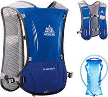 Ultraleichter Trinkrucksack Trail Run Hydration Pack Blau 5L