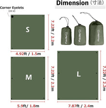 Wasserdichtes Zeltplane Tarp für Outdoor Camping Sandstrand