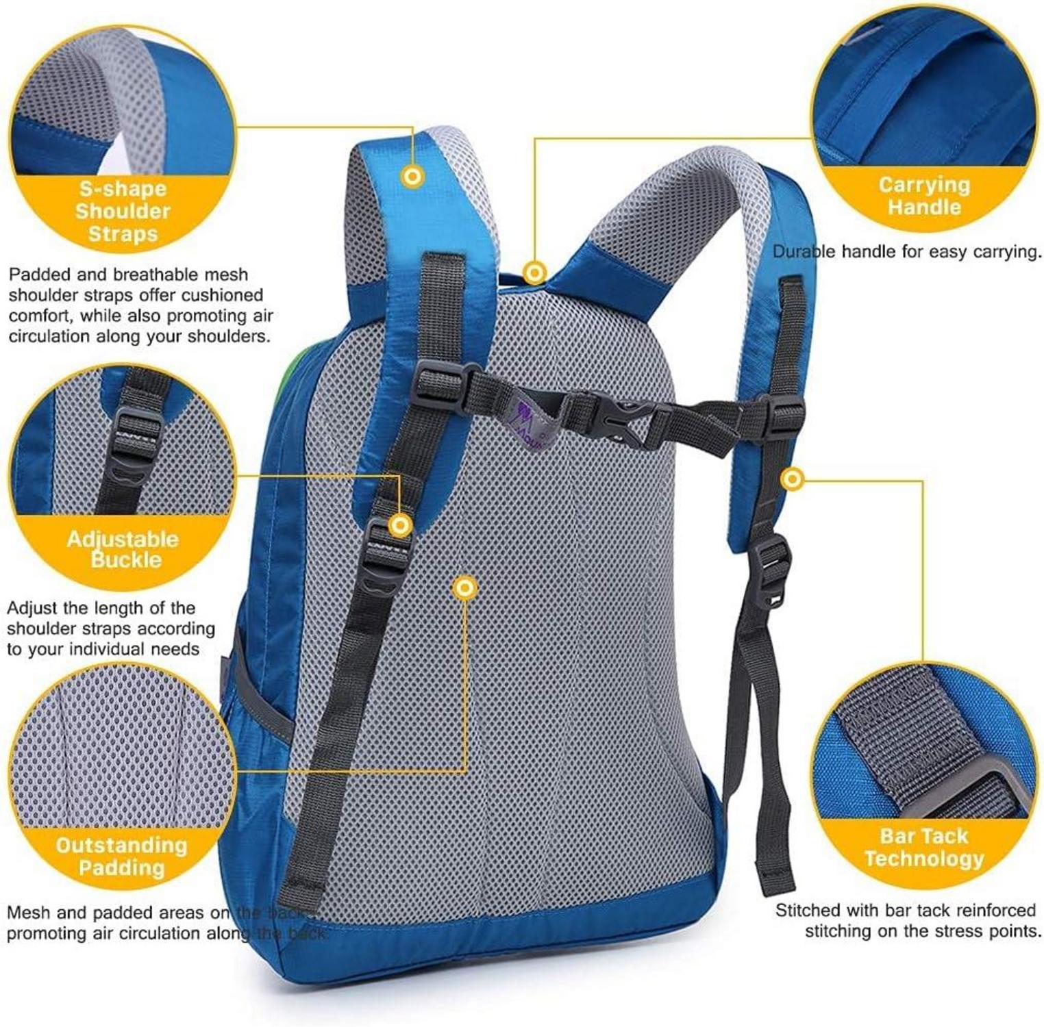 Kinderrucksack 10L Schulrucksack für Jungen Mädchen, Wasserdicht