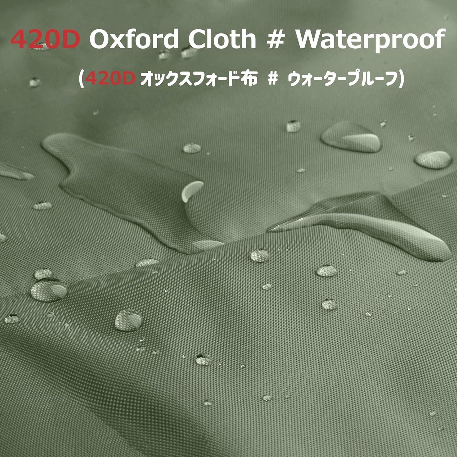 Azarxis Zeltplane Tarp wasserdicht Outdoor Camping Sandstrand Armeegrün M 1.8x2.2m