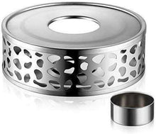 Edelstahl Stövchen Teewärmer mit Teelichthalter - SilberTyp1