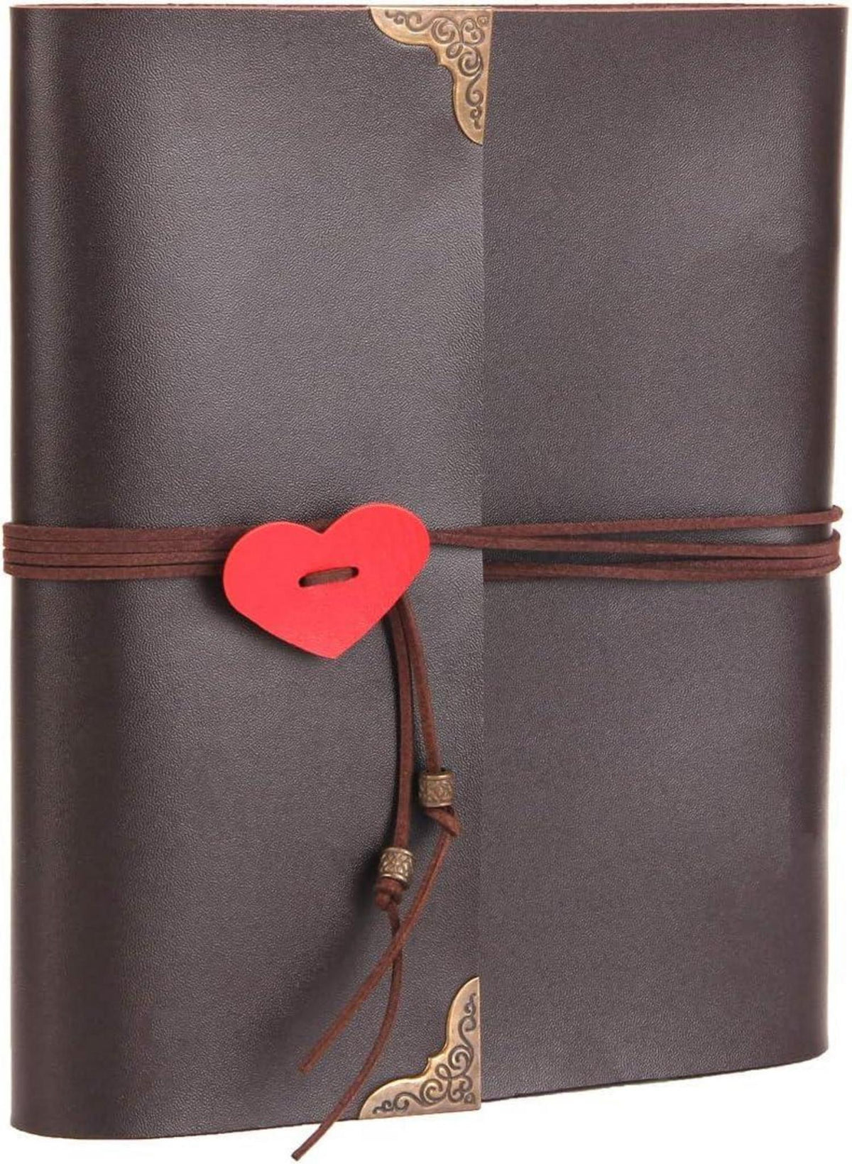 Scrapbook Album Leder Schwarze Seiten für Hochzeit Muttertag Jahrestag