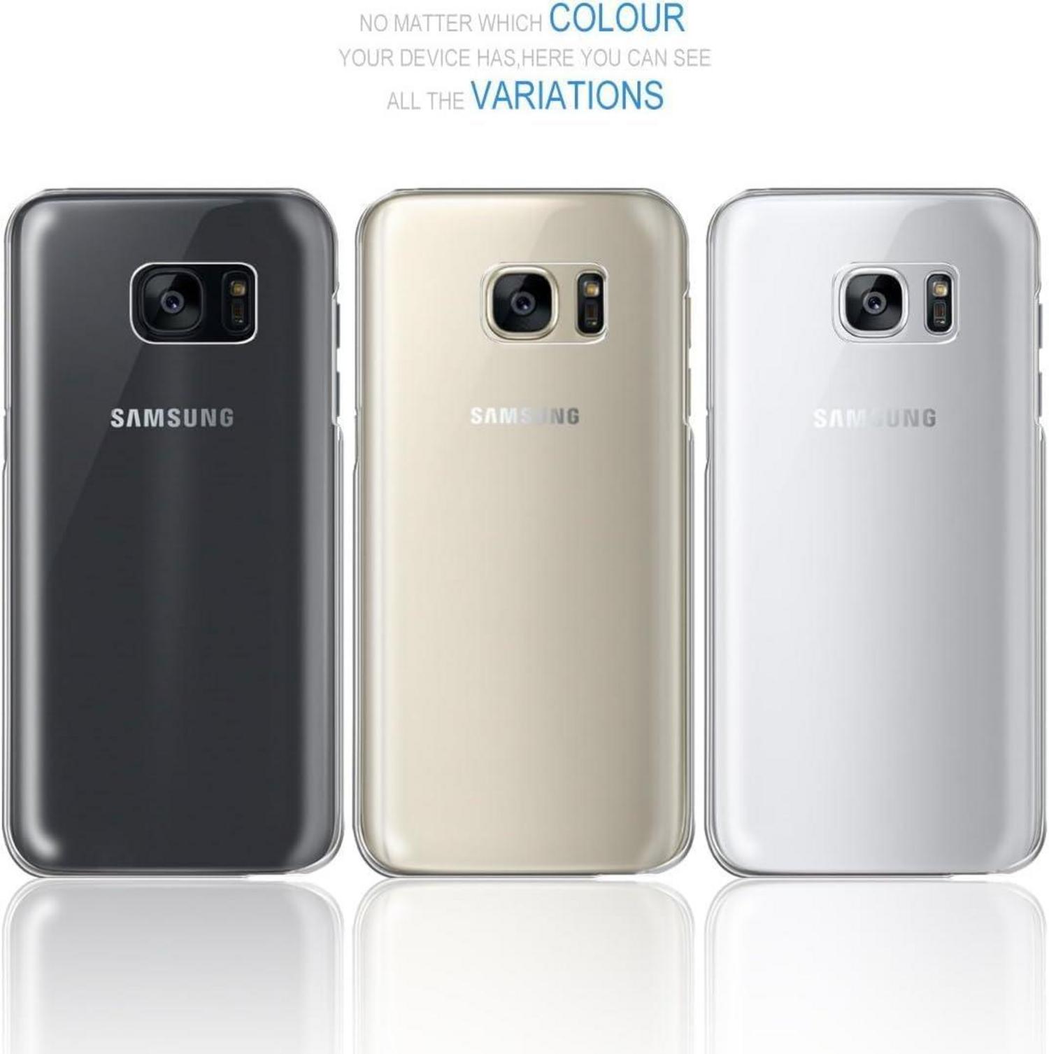 NEW'C Samsung Galaxy S7 Edge Hülle - Transparentes Silikon