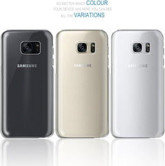 NEW'C Samsung Galaxy S7 Edge Hülle - Transparentes Silikon