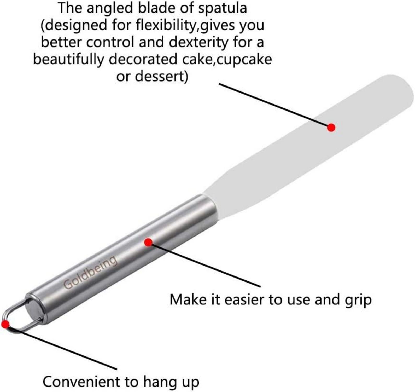 Professionelles Konditormesser Set Edelstahl für Torten & Kuchen