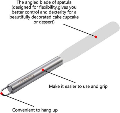 Professionelles Konditormesser Set Edelstahl für Torten & Kuchen