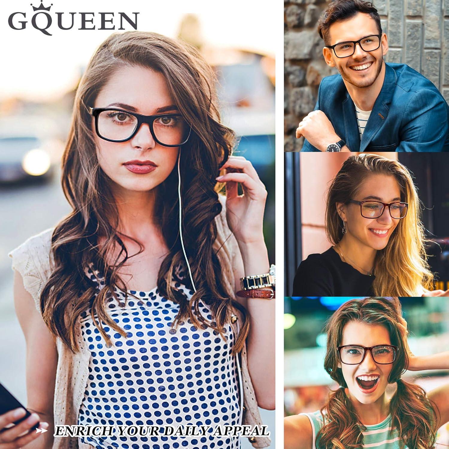 Nerdbrille Ohne Stärke UV400 Schutz inkl. Tasche und