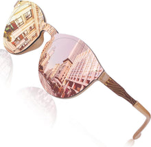 Verspiegelte Sonnenbrille Groß rund UV400 Schutzgläser