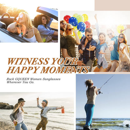 UV400 Große Runde Verspiegelte Sonnenbrille Damen Herren