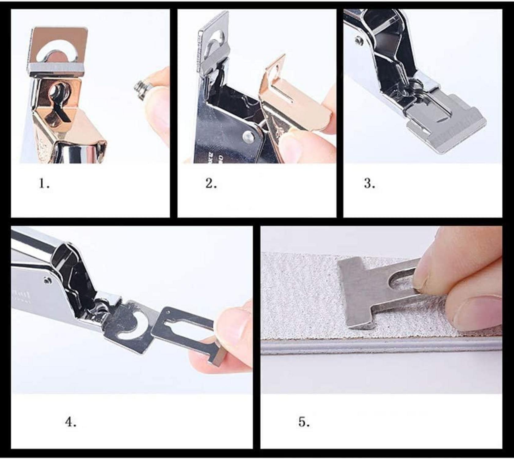 Professioneller Nagelknipser Edelstahl Maniküre Cutter für Acryl Gelnägel