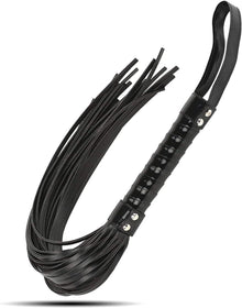 Erotik Flogger Peitsche für SM Rollenspiel 44cm Wildleder