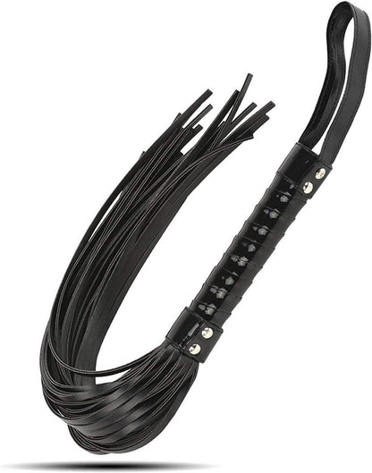 Erotik Flogger Peitsche für SM Rollenspiel 44cm Wildleder
