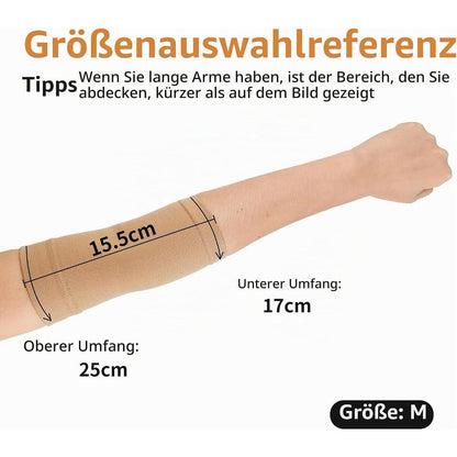 Tattoo Cover Up Armlinge Hautfarbe – UV Schutz & Komfort