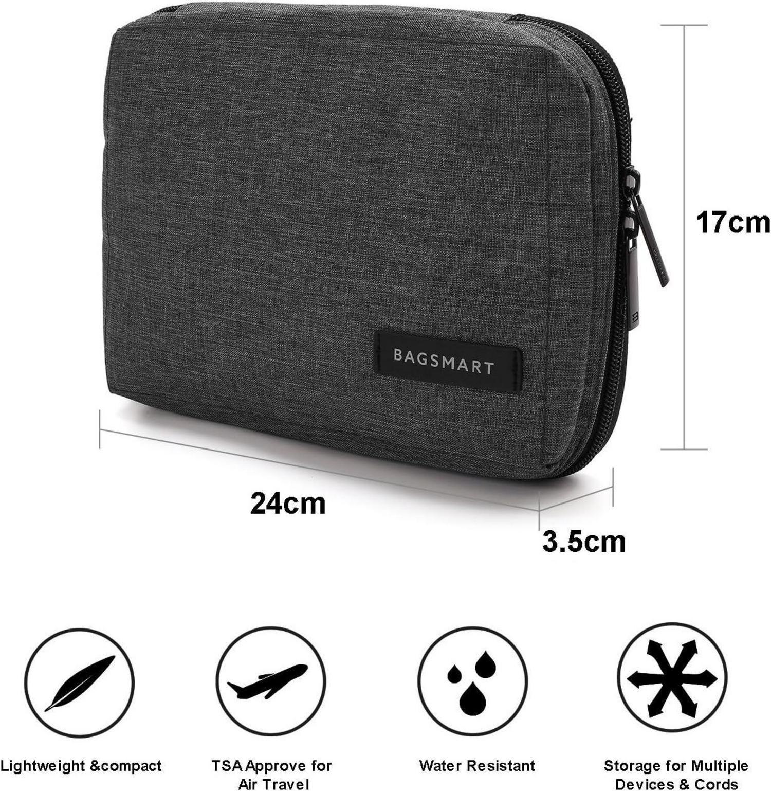 Multifunctional Electronics Cable Organizer Bag for Cables USB Memory Cards