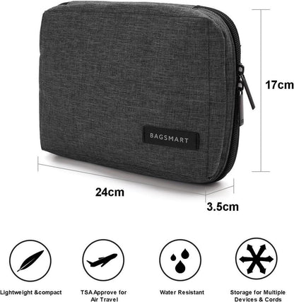 Multifunctional Electronics Cable Organizer Bag for Cables USB Memory Cards