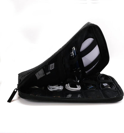 Multifunctional Electronics Cable Organizer Bag for Cables USB Memory Cards