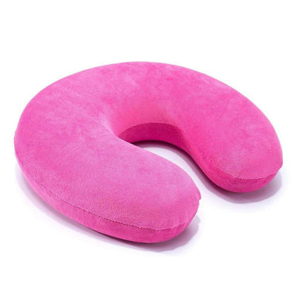 Reisekissen Memory Foam Nackenkissen Rosa