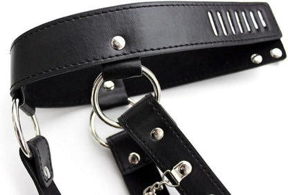 Harnais Fesselset mit Kette für SM Fetisch Spiele