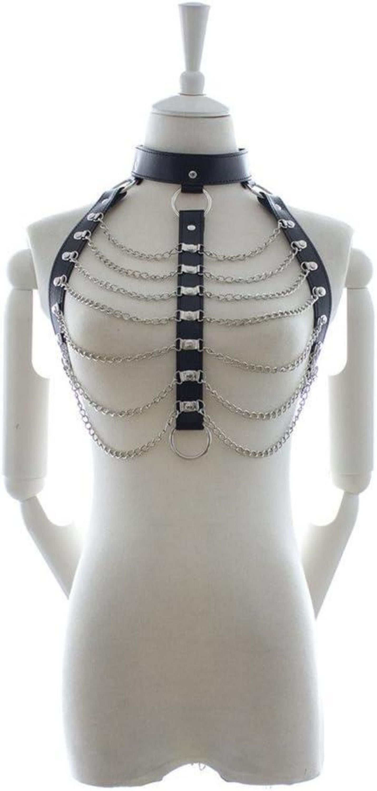 Harnais Bondage Set mit verstellbarer Metallschnalle - SM Fesseln