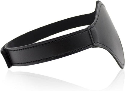 Bondage Augenbinde Klettband Leder Fetisch SM Spielzeug
