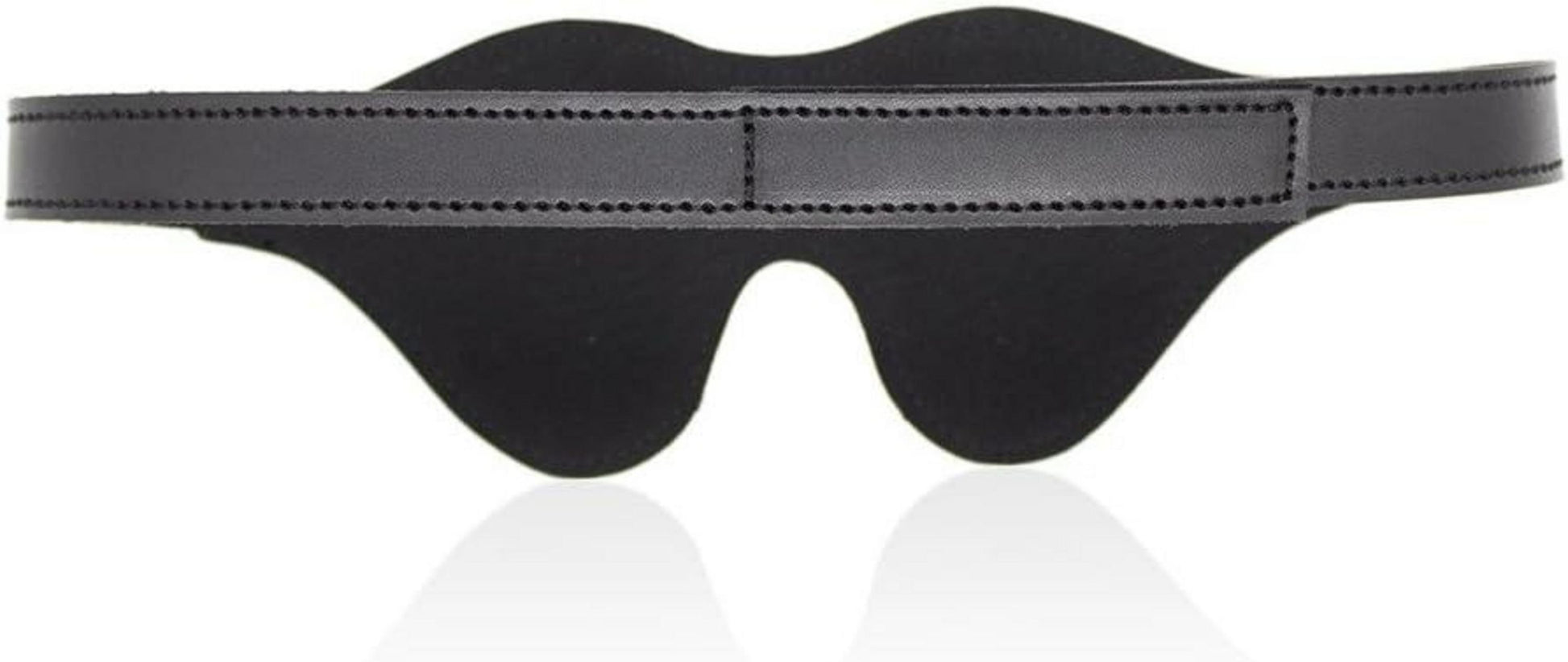 Augenbinde SM Fetisch Bondage Set für Paare - Leder Klettband