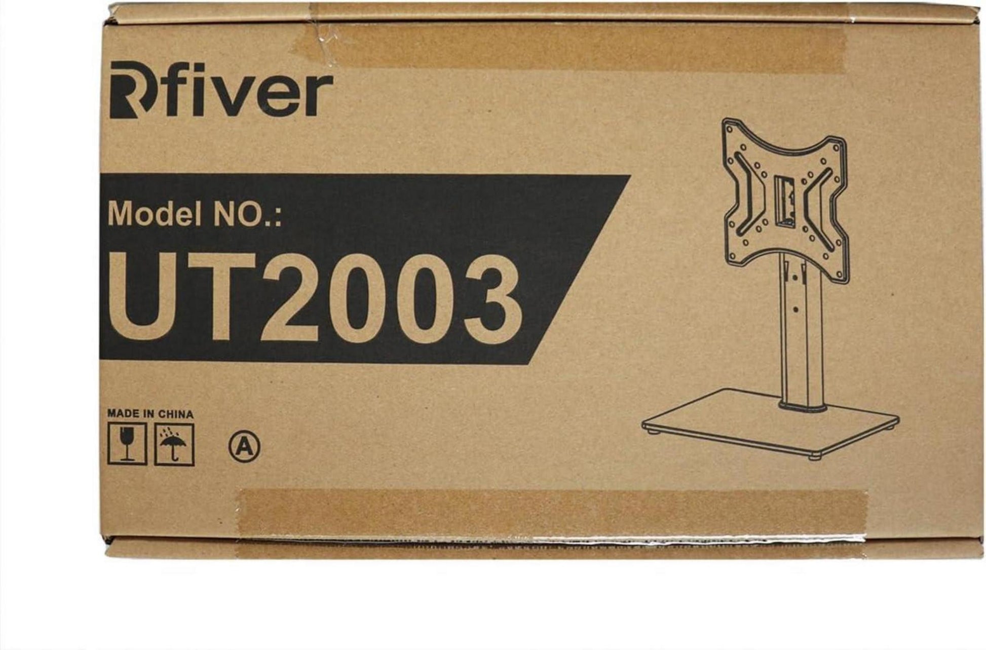 TV Ständer Höhenverstellbar für 23-43 Zoll Fernseher bis 30 KG - TV Fuß Schwenkbar VESA 200x200
