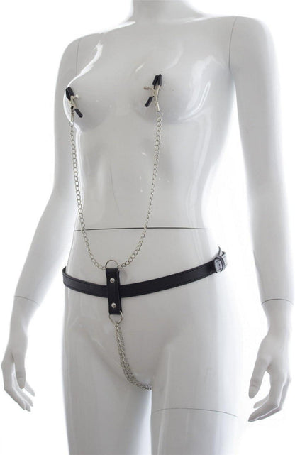 Boowhol Bondageset mit Nippelklemmen für SM Spiele