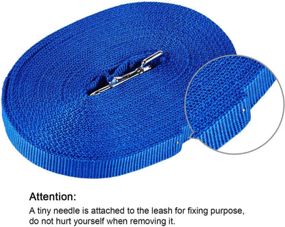 Schleppleine für Hunde 15m Nylon Hundeleine robust wetterfest