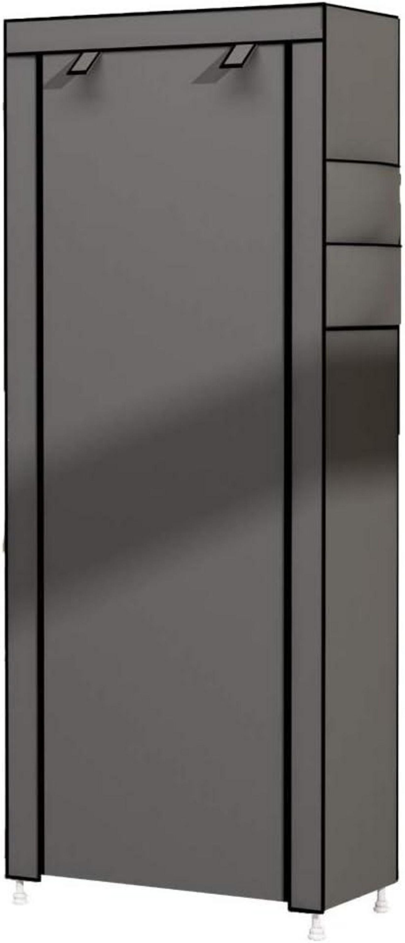 UDEAR 10-Tier Schuhschrank mit 27 Paaren Grau