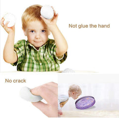Gipsabdruck Baby Hand Fuß Bilderrahmen DIY Set Weiß 3-teilig