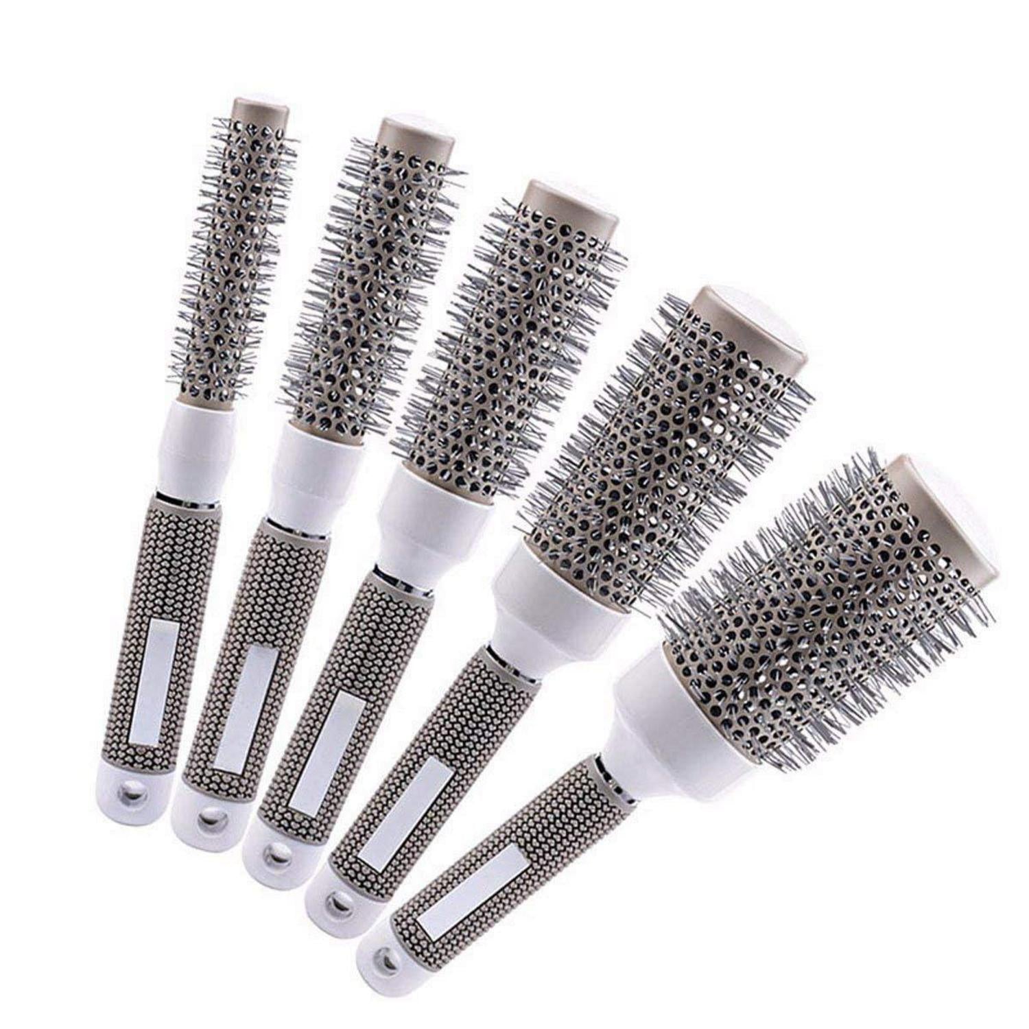 Rundbürste Set Keramik Nano Ionisch, Glätten Haare