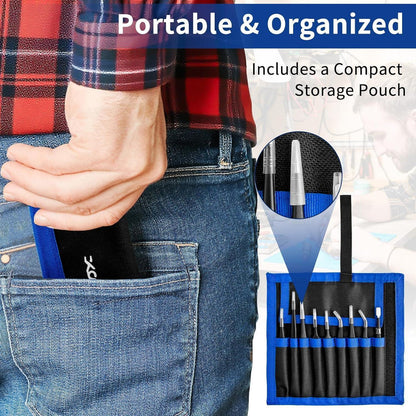 9-teiliges XOOL ESD Edelstahl Pinzetten Set für