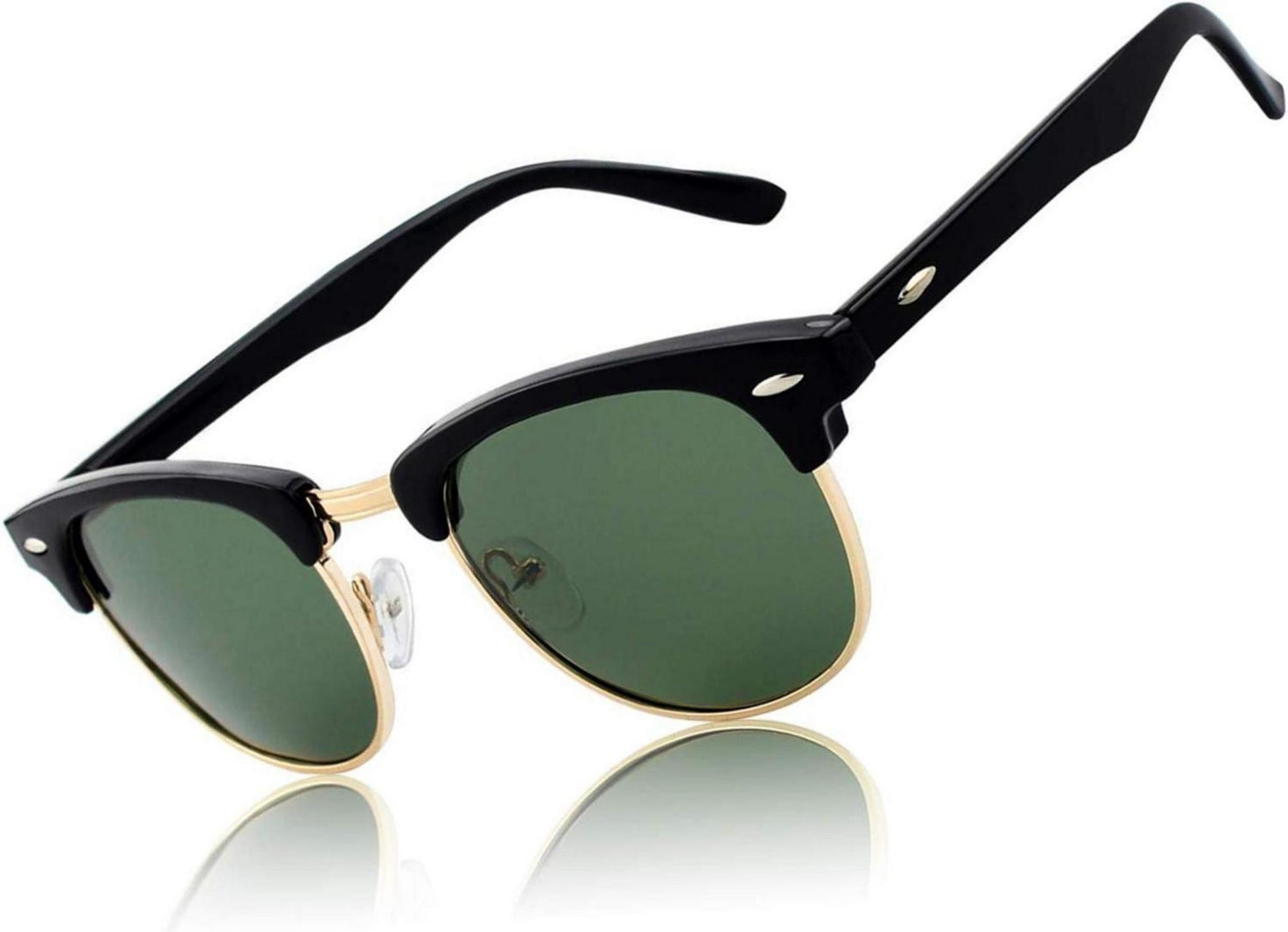 CGID Retro Vintage Sonnenbrille Polarisiert UV400 Halbrahmen Schutz