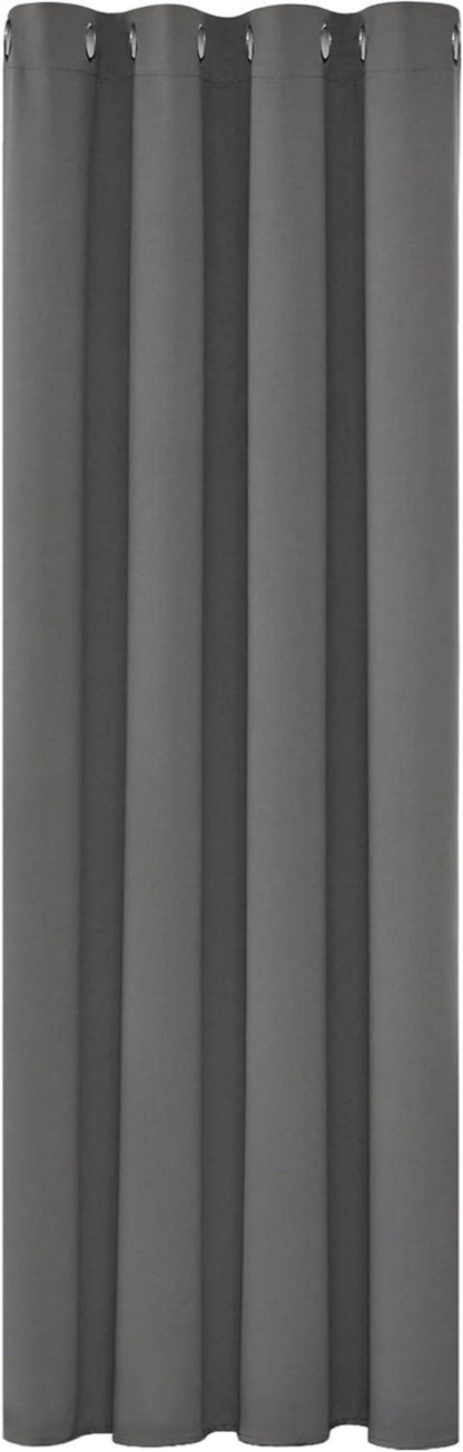 Blickdichter Thermovorhang 214x132 cm Hellgrau 1 Stück