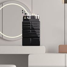 XXL Makeup Organizer Schwarz 4 Lagen Große Kapazität