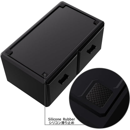 XXL Makeup Organizer Schwarz 4 Lagen Große Kapazität